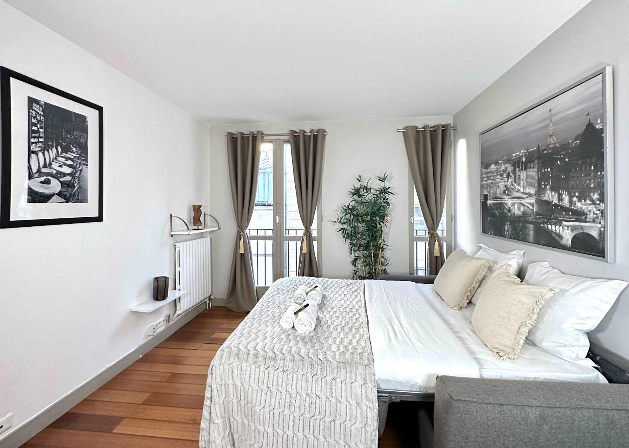 Beautiful Calm Studio In Le Marais Paris Exterior photo